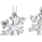 Julgranskula DKD Home Decor Trä Speglar (3 pcs) (12 x 1.5 x 12 cm)