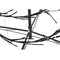 Julgran DKD Home Decor Metall LED (70 x 70 x 190 cm)
