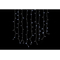 Gardinbelysning med LED DKD Home Decor Jul Vit PVC (100 x 1 x 100 cm)