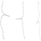 Gardinbelysning med LED DKD Home Decor Jul Vit PVC (100 x 1 x 100 cm)