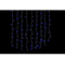 Gardinbelysning med LED DKD Home Decor Jul Blå PVC (100 x 1 x 100 cm)