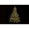 Julgran DKD Home Decor Metall PVC Jul LED Snöfall (127 x 127 x 180 cm)