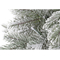 Julgran DKD Home Decor Metall PVC Jul LED Snöfall (127 x 127 x 180 cm)
