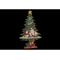 Julgran DKD Home Decor Trä LED (2 pcs) (25 x 7 x 42 cm)