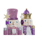 Nötknäppare DKD Home Decor Trä Glitter (8 x 6 x 25 cm) (2 pcs)