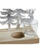 Jul-ljusstake DKD Home Decor Träd Metall Trä (13.5 x 10 x 22 cm) (2 pcs)