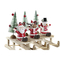 Julgranskula DKD Home Decor Trä Tomte (14 x 6 x 13 cm) (3 pcs)
