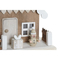Julgranskula DKD Home Decor Trä Hus (19 x 12 x 16 cm)