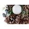 Julgran DKD Home Decor Snöfall (17 x 17 x 30 cm)