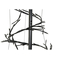 Julgran DKD Home Decor Metall LED (70 x 70 x 190 cm)