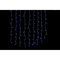 Gardinbelysning med LED DKD Home Decor Jul Blå PVC (100 x 1 x 100 cm)