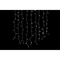 Gardinbelysning med LED DKD Home Decor Jul Vit PVC (200 x 1 x 200 cm)