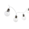 LED-krans DKD Home Decor Transparent (33 x 21 x 6 cm) (10 pcs)