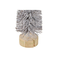 Julgran DKD Home Decor Trä Kokosfiber Snöfall (7 x 7 x 21 cm)