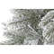 Julgran DKD Home Decor Metall PVC Jul LED Snöfall (127 x 127 x 180 cm)