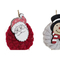 Julgranskula DKD Home Decor Polyester Trä Tomte (3 pcs) (8 x 3 x 26 cm)