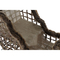 Släde DKD Home Decor Metall Rattan (90 x 46 x 62 cm)