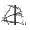 Julgran DKD Home Decor Metall LED (70 x 70 x 190 cm)