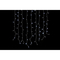Gardinbelysning med LED DKD Home Decor Jul Vit PVC (100 x 1 x 100 cm)
