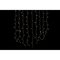 Gardinbelysning med LED DKD Home Decor Gul PVC (100 x 1 x 100 cm)