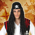 Peruk Pirat Vågigt hår  113538